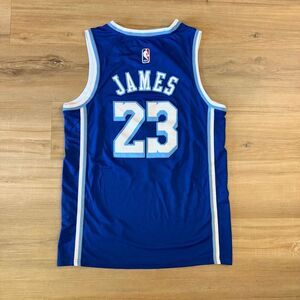 Nike Los Angeles Lakers LeBron James Classic Edition Blue And White Jersey Sz L